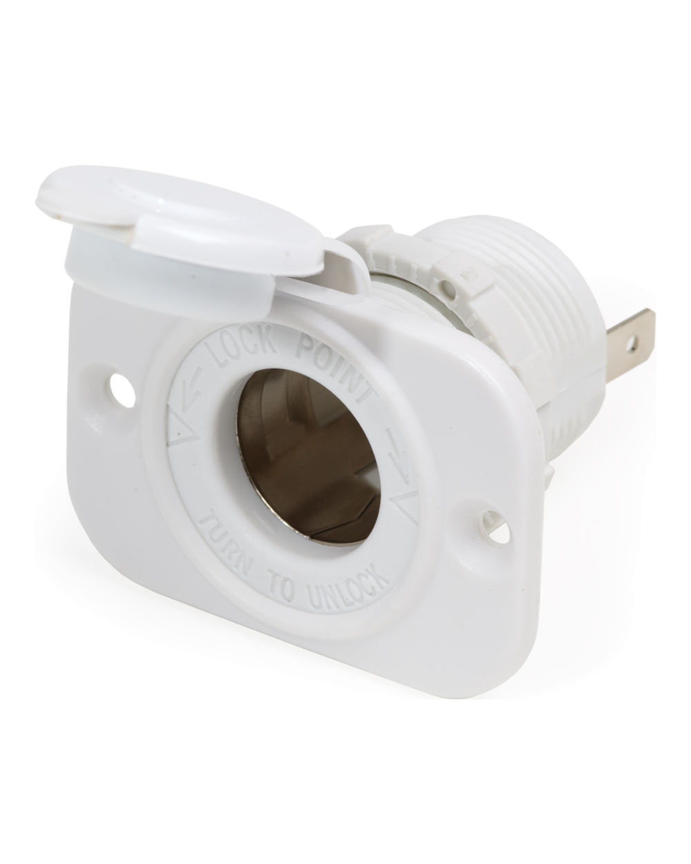 Blue Sea Systems 12VDC Dash Socket White