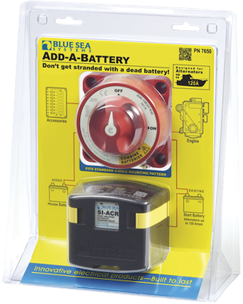 Blue Sea Systems Add-A-Battery Kit 120 A