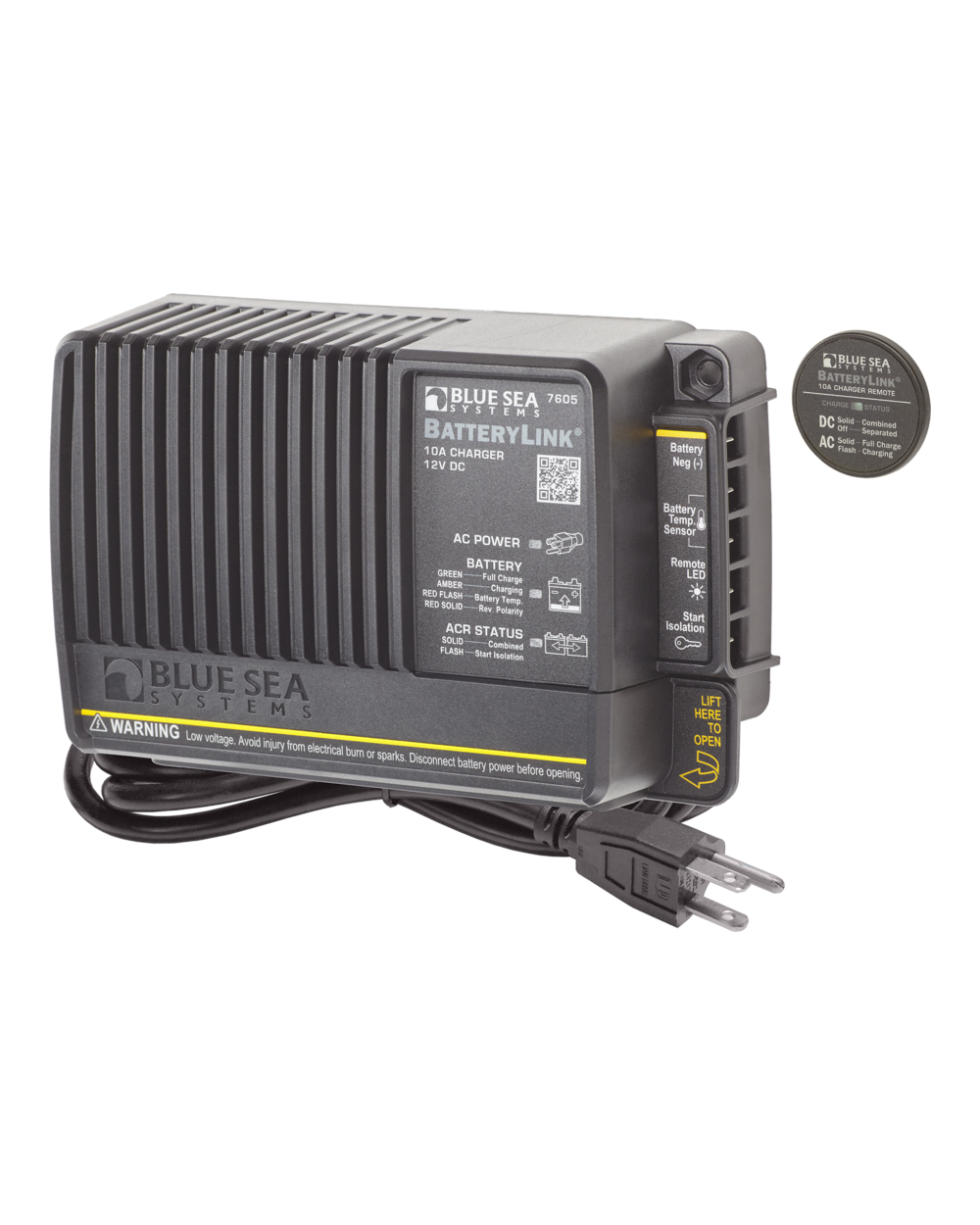 Blue Sea Systems Charger BatteryLink 12VDC 10A 2Bank