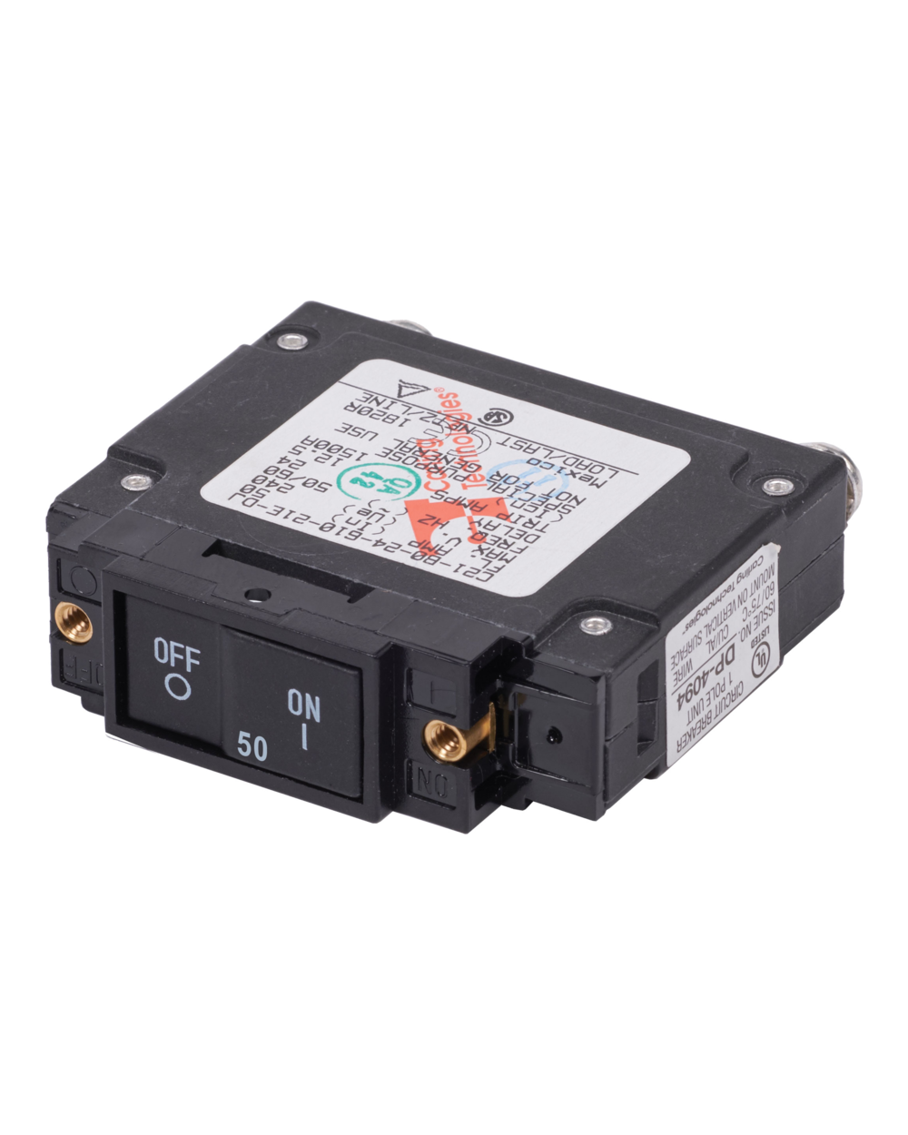 Blue Sea Systems Circuit Breaker C RkrFlat50A AC UL489