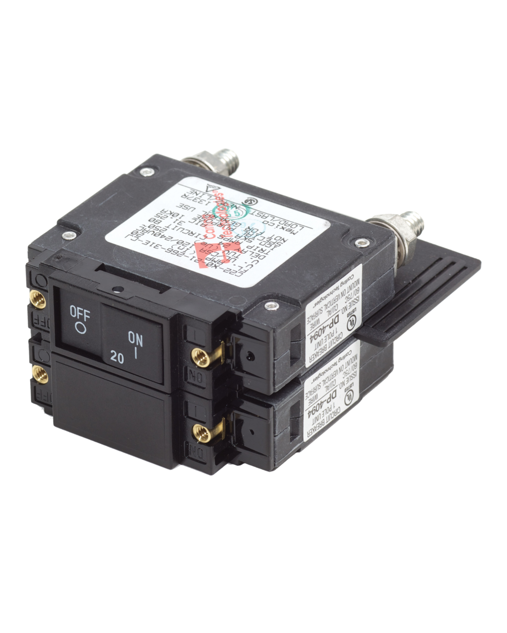 Blue Sea Systems Circuit Breaker C2 RkrFlat20A UL489