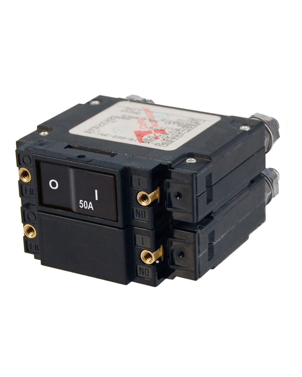 Blue Sea Systems Circuit Breaker C2FLAT Rocker 50A AC