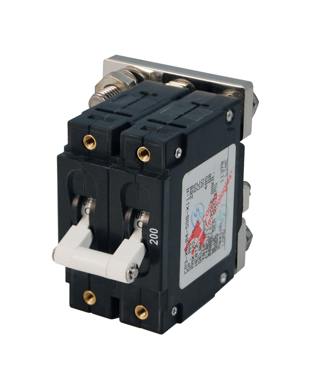 Blue Sea Systems Circuit Breaker CA2Toggle 200A Wht