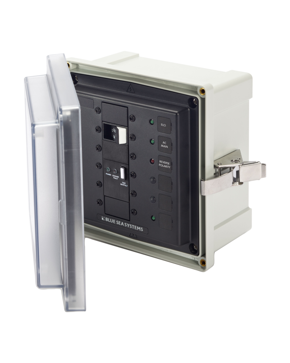 Blue Sea Systems Enclosure SMS Panel 120/240VAC ELCI 50A