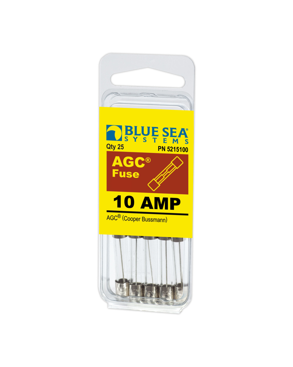 Blue Sea Systems Fuse AGC 10A Pack 25