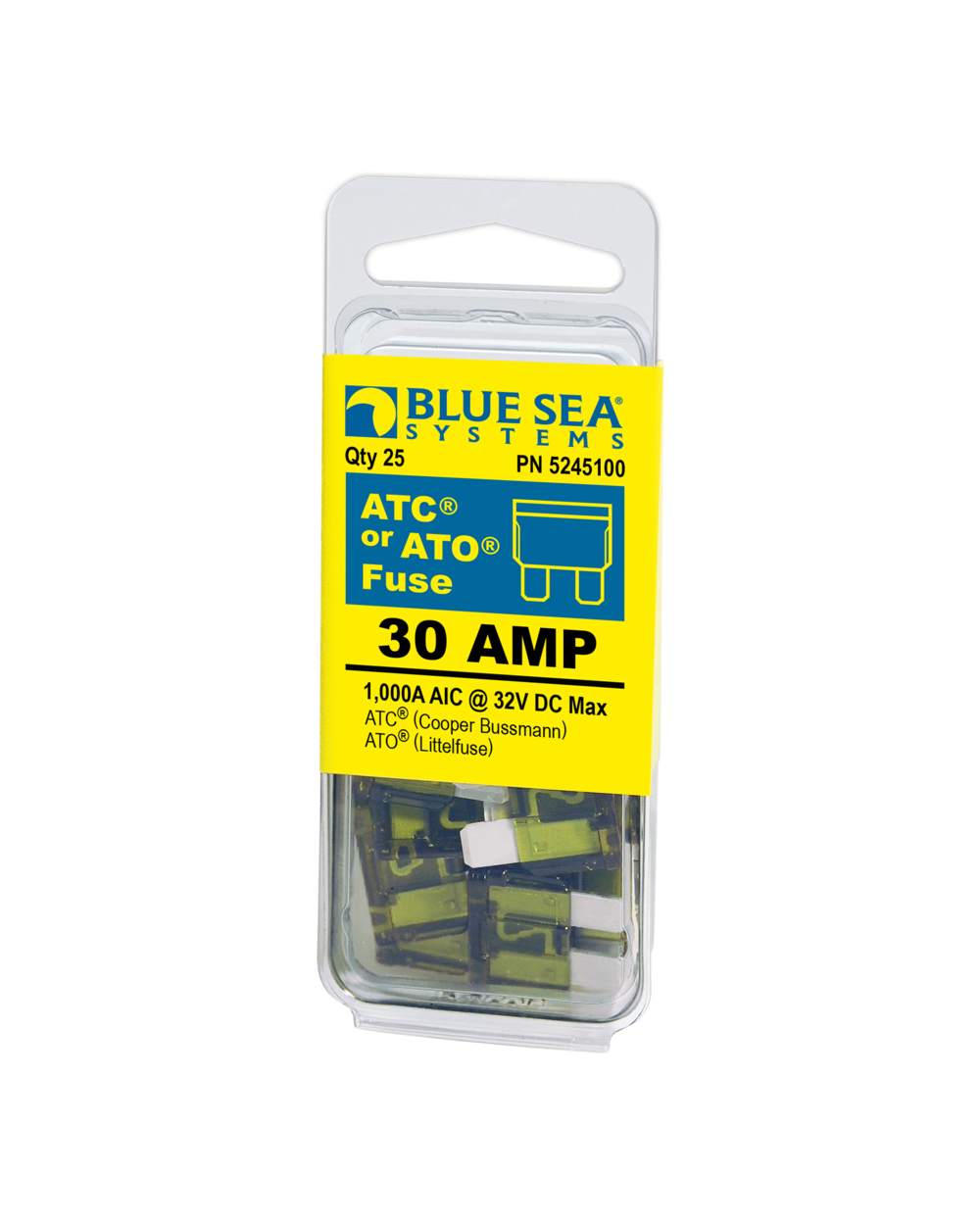 Blue Sea Systems Fuse ATO/ATC 30A Pack 25