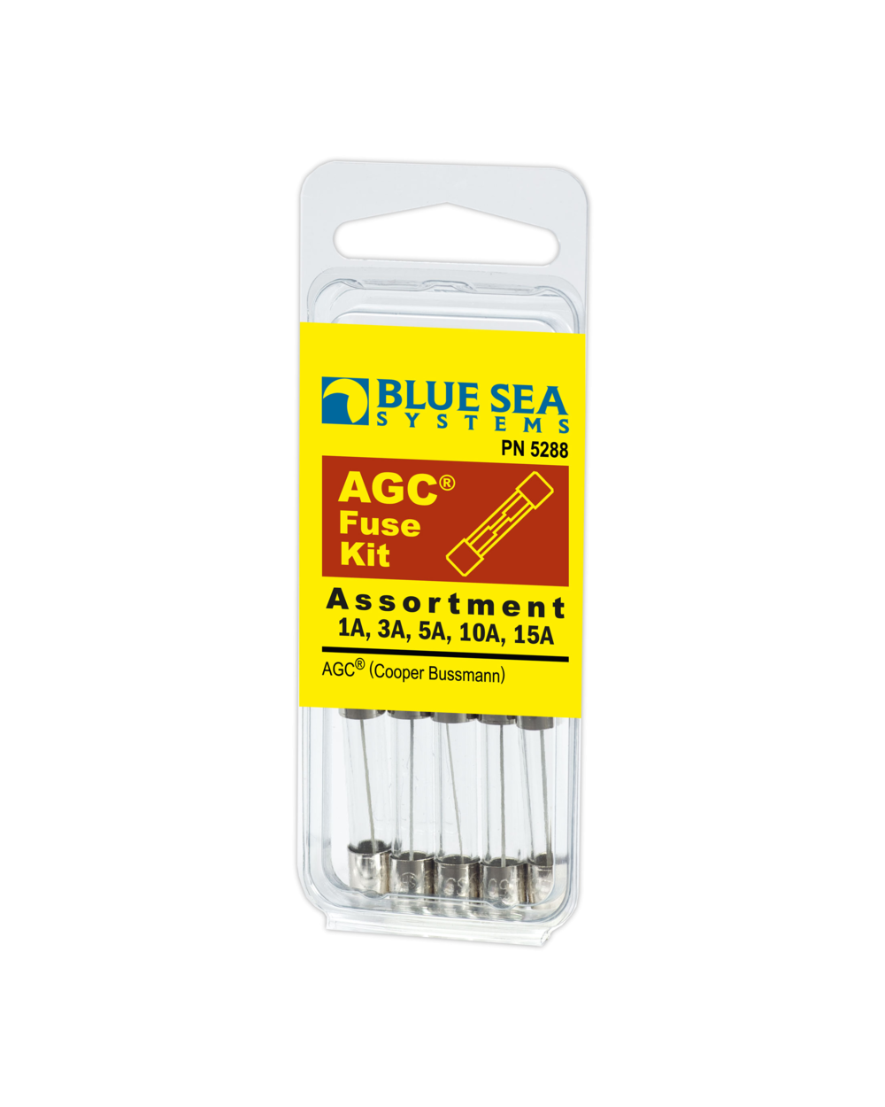 Blue Sea Systems Fuse Kit AGC 5 Piece