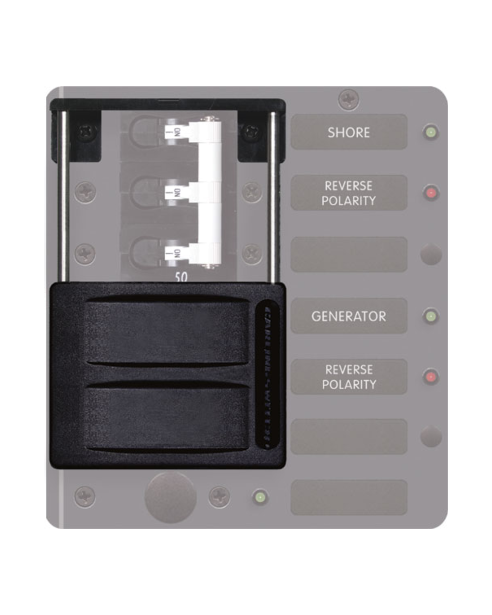 Blue Sea Systems Lockout Slide 2pos 3pole C-Series