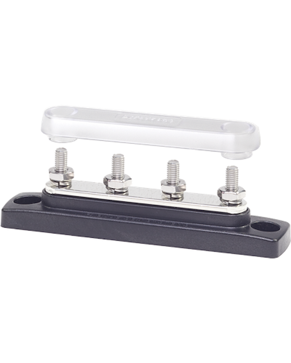 Blue Sea Systems MiniBus 100A Kopplingsplint 4XM8 inkl.skydd
