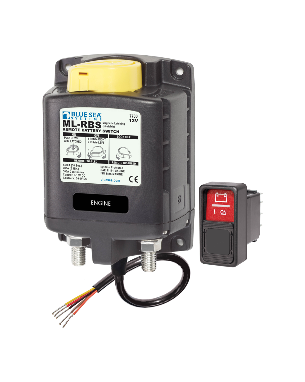 Blue Sea Systems ML-RBS Remote Battery Switch 500A 12V