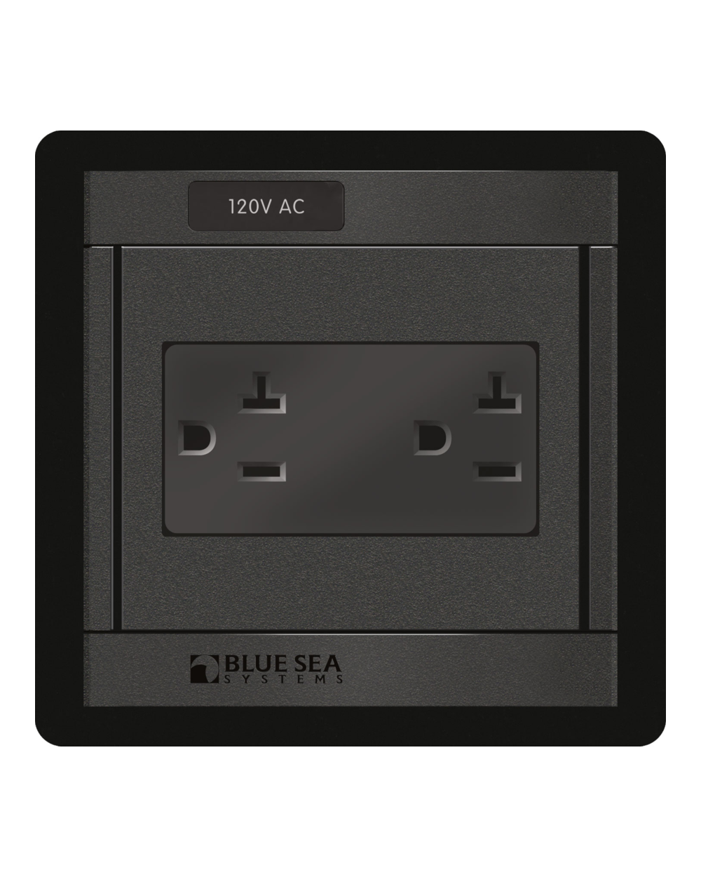 Blue Sea Systems Panel 360 120VAC Dual Outlet