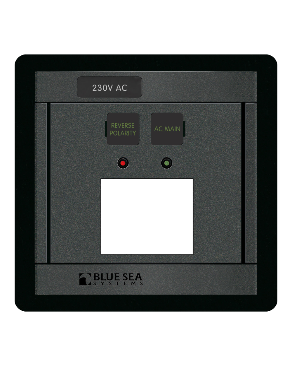 Blue Sea Systems Panel 360 Blank 1pos Euro RCBO