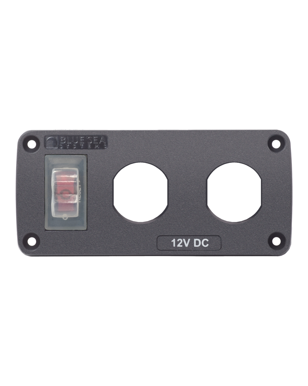 Blue Sea Systems Panel Acc H2O 2 Socket Blank