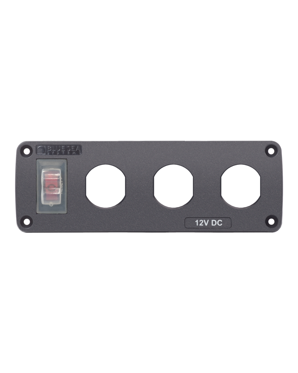 Blue Sea Systems Panel Acc H2O 3 Socket Blank