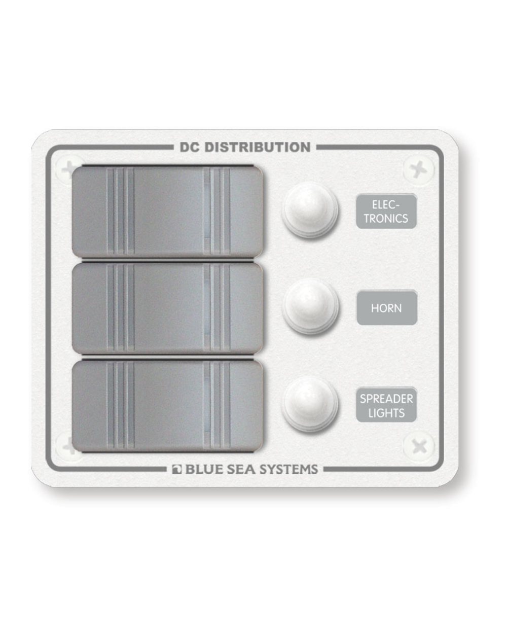 Blue Sea Systems Panel H2O 12VDC CLB 3pos V