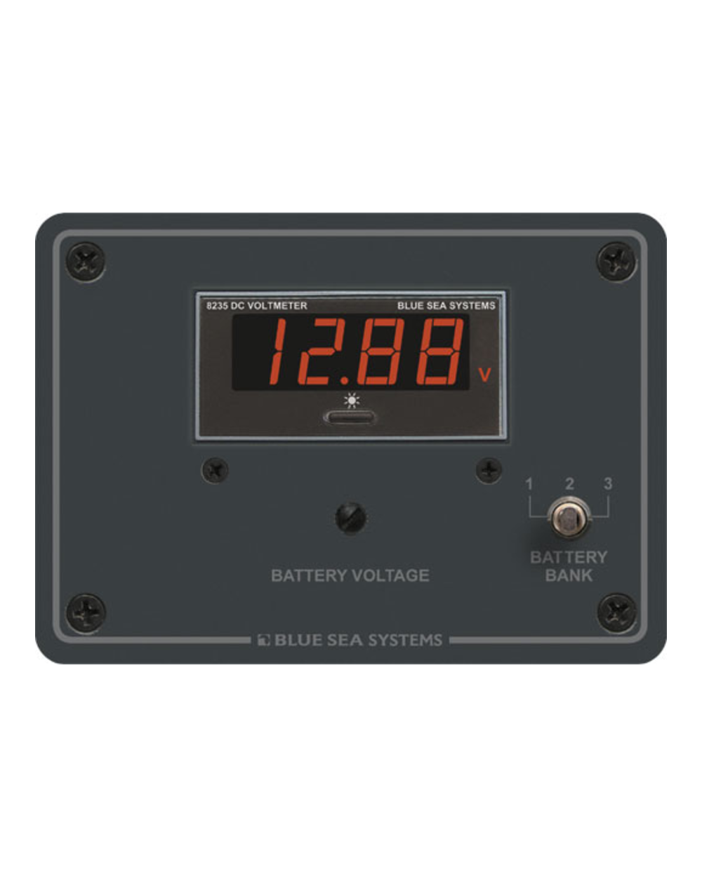 Blue Sea Systems Panel Meter Digital 7–60VDC 3 Bank