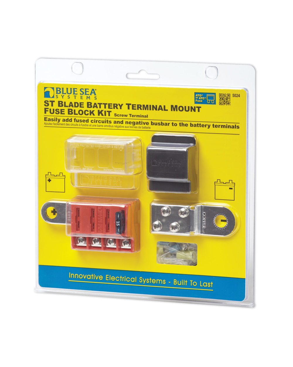 Blue Sea Systems Säkringshållare batteriterminal, komplett kit