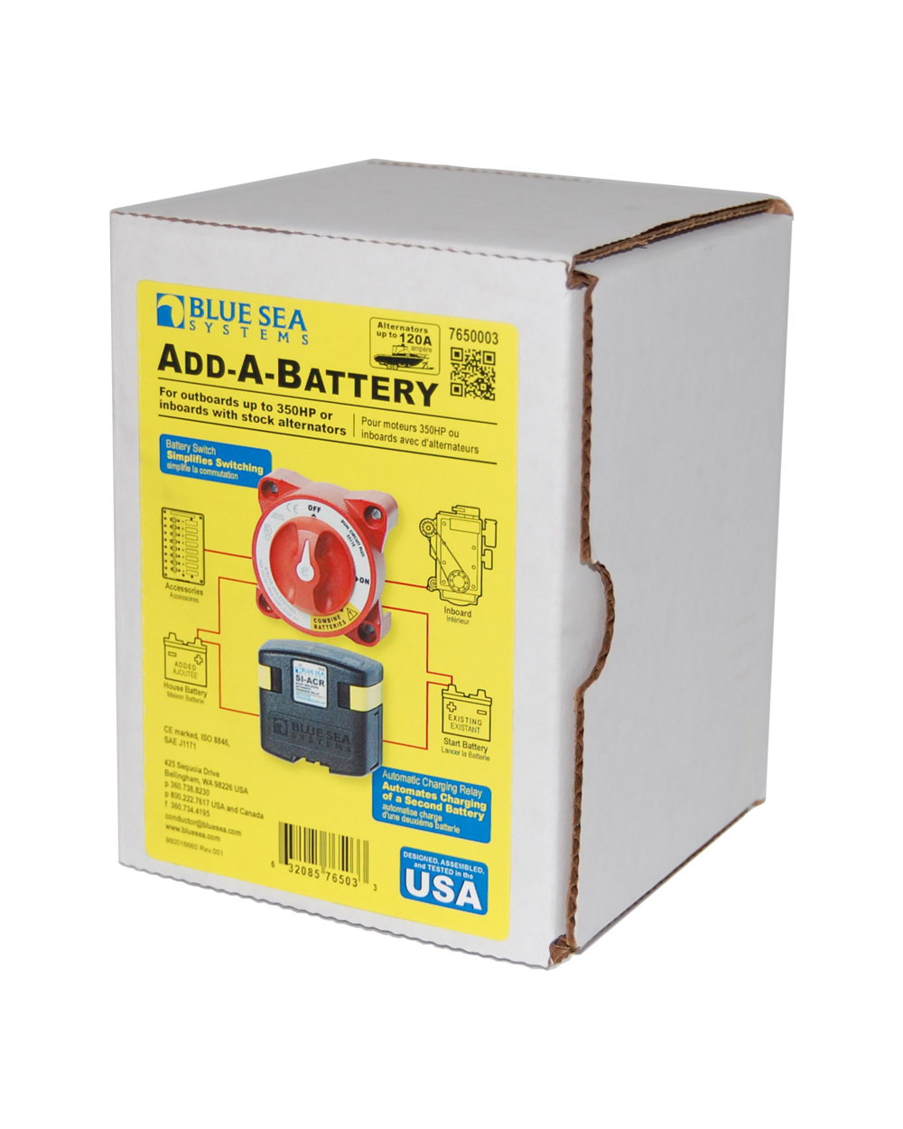 Blue Sea Systems Solenoid Add A Battery - Boxed