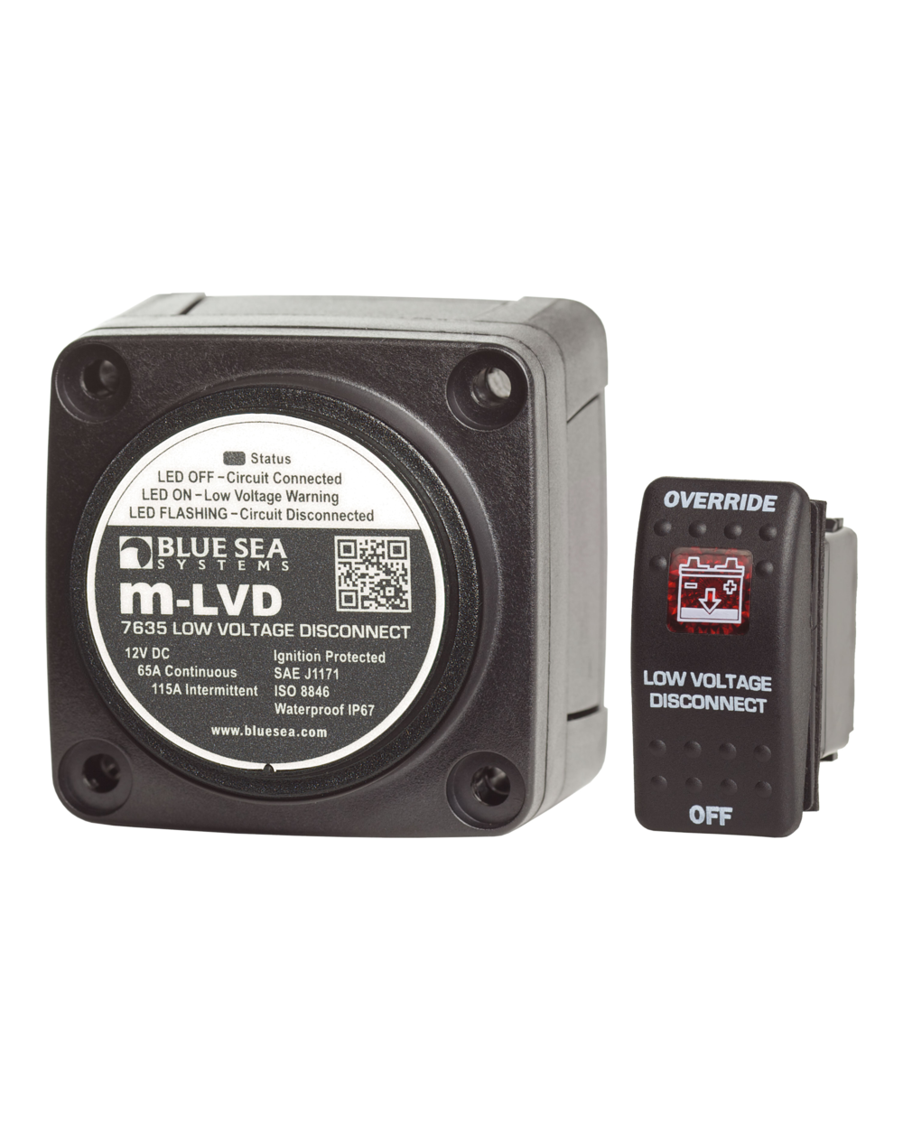 Blue Sea Systems Solenoid M 65A 12V LVD