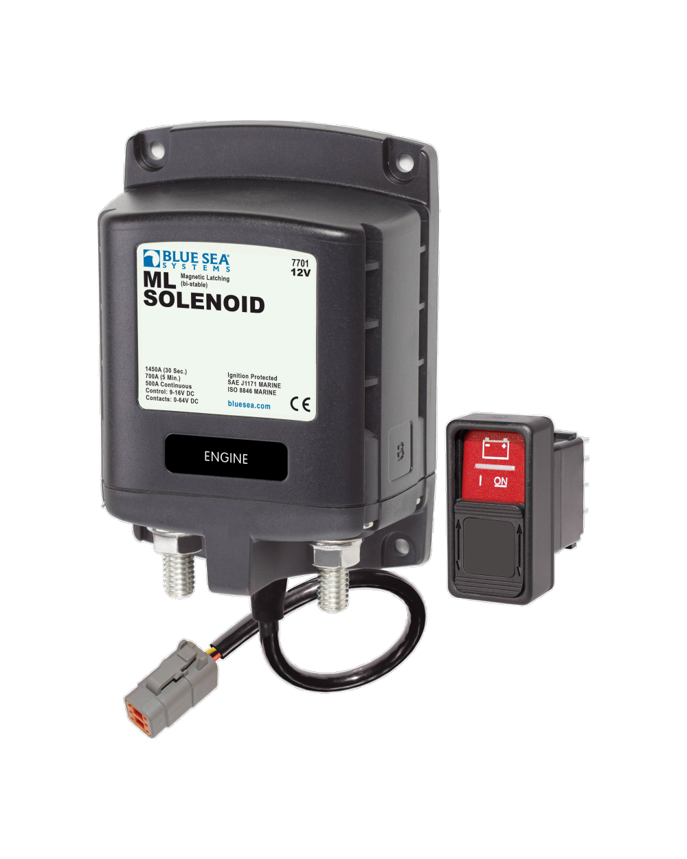 Blue Sea Systems Solenoid ML 500A 12V RBS DTM