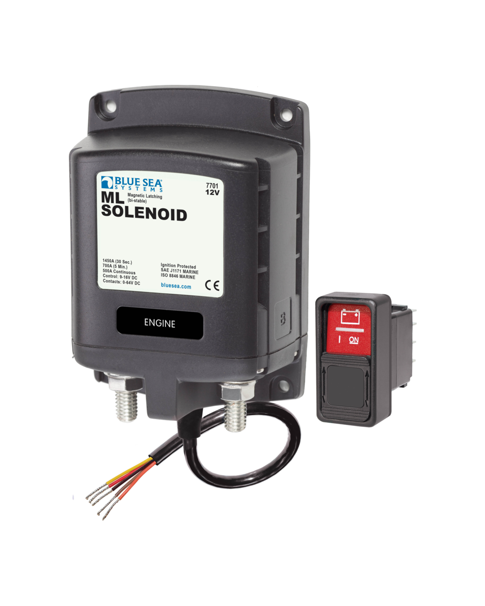 Blue Sea Systems Solenoid ML 500A 12V RBS