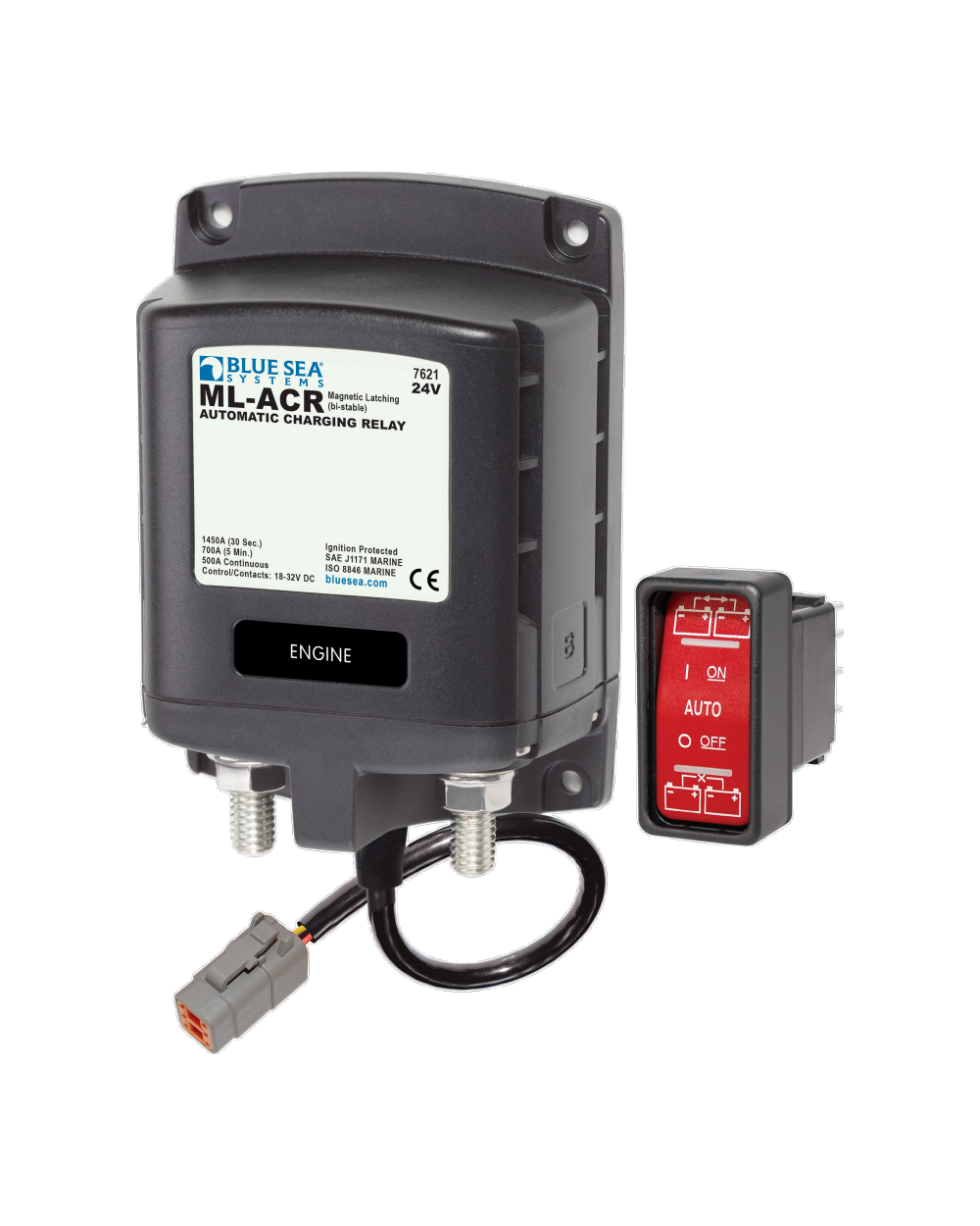 Blue Sea Systems Solenoid ML 500A 24V ACR DTM