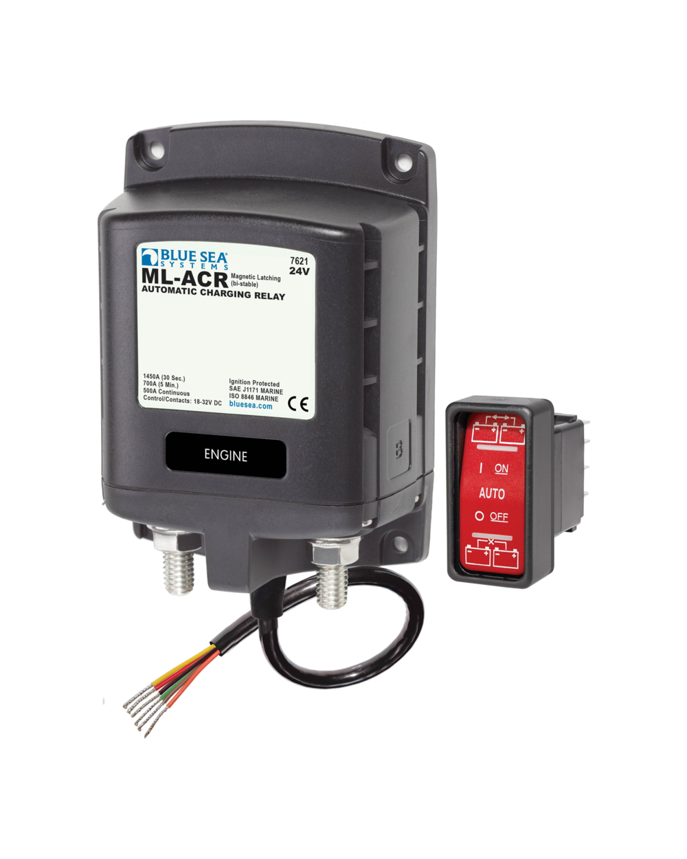 Blue Sea Systems Solenoid ML 500A 24V ACR