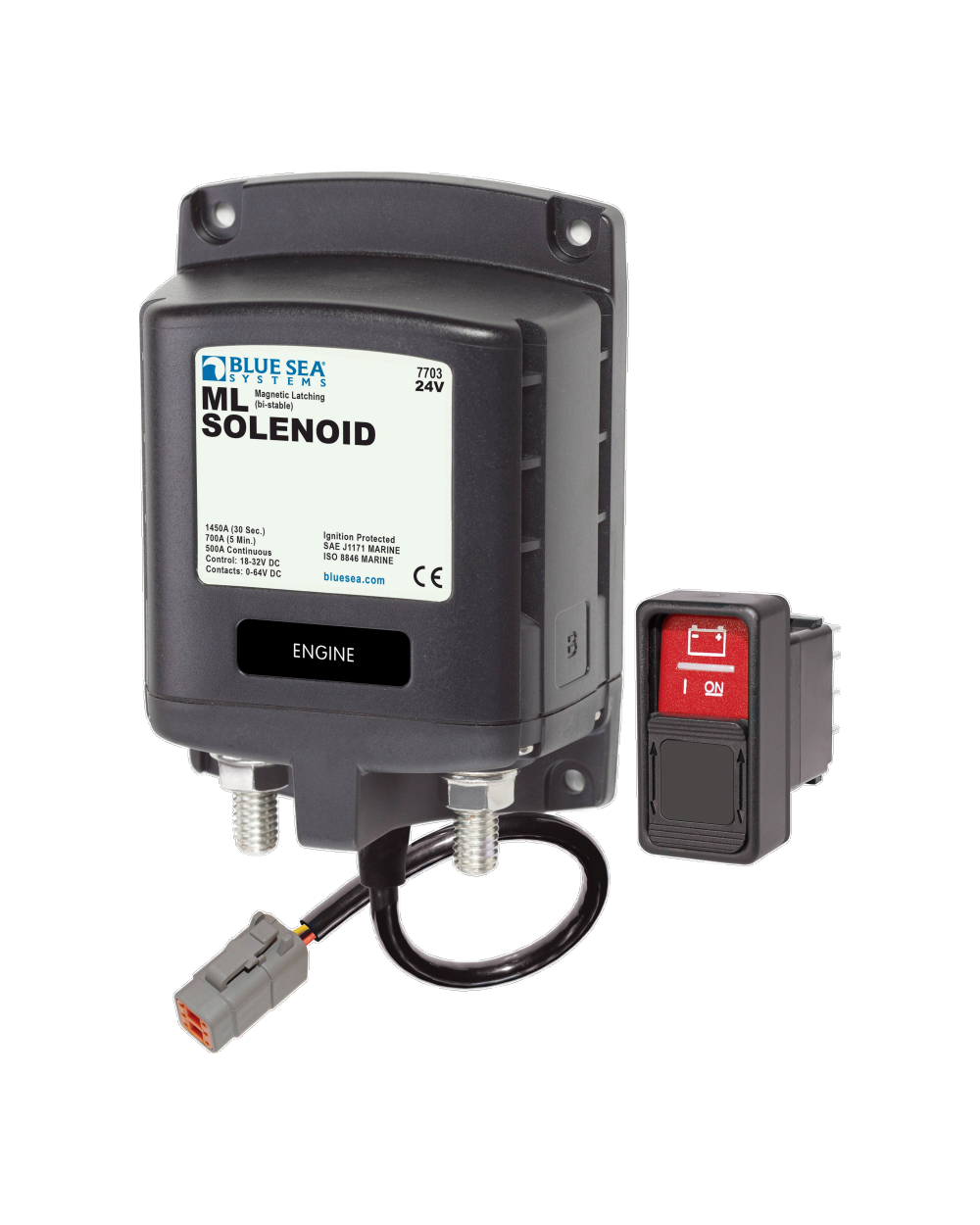 Blue Sea Systems Solenoid ML 500A 24V RBS DTM