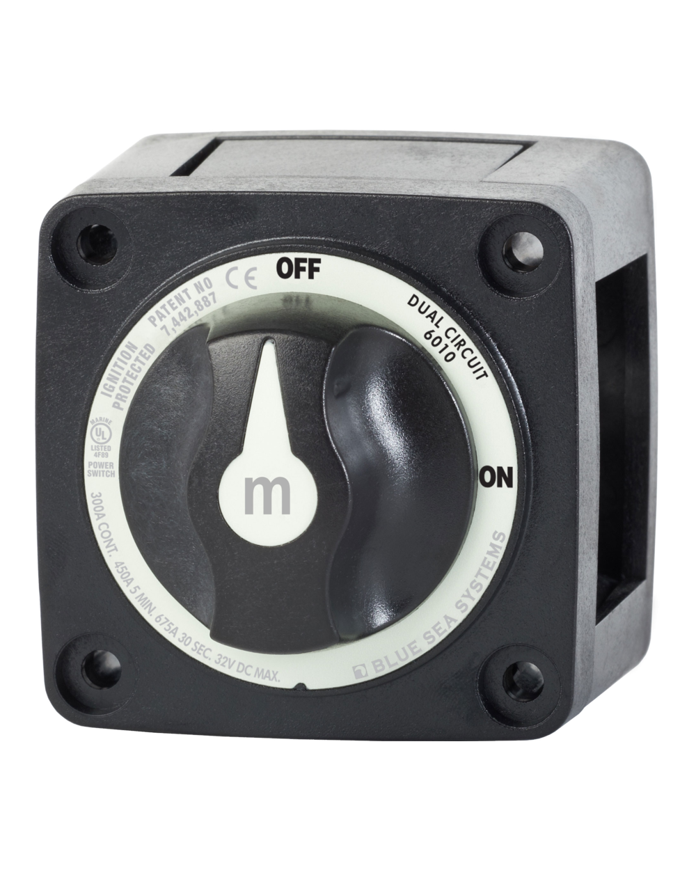 Blue Sea Systems Switch Battery M DualCirc Blk