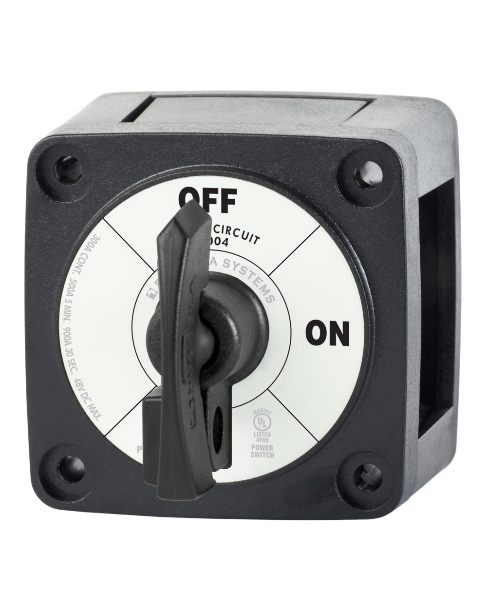 Blue Sea Systems Switch Battery M ON/OFF Locking Black