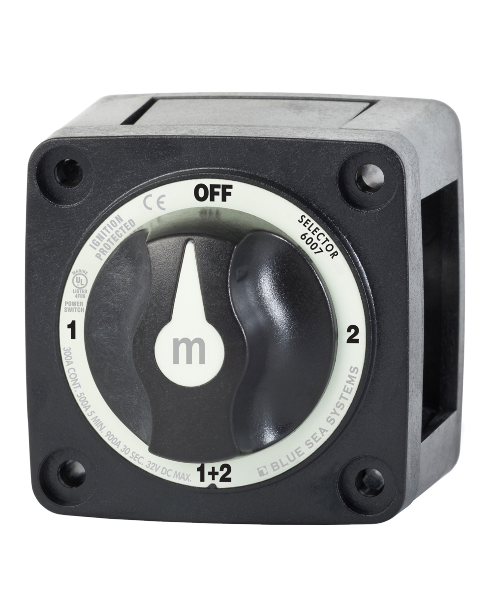 Blue Sea Systems Switch Battery M Selector Blk.