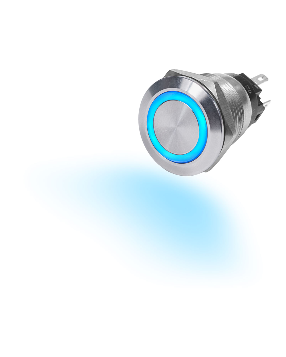 Blue Sea Systems Switch Button SS 10A OFF-(ON) Blue