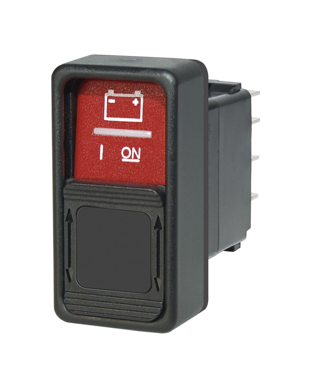 Blue Sea Systems Switch Contura SPDT ON / ON Red, Guard