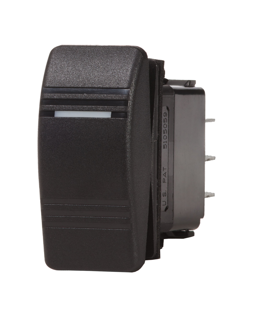 Blue Sea Systems Switch Contura SPDT (ON)-OFF-ON Blk Bilge