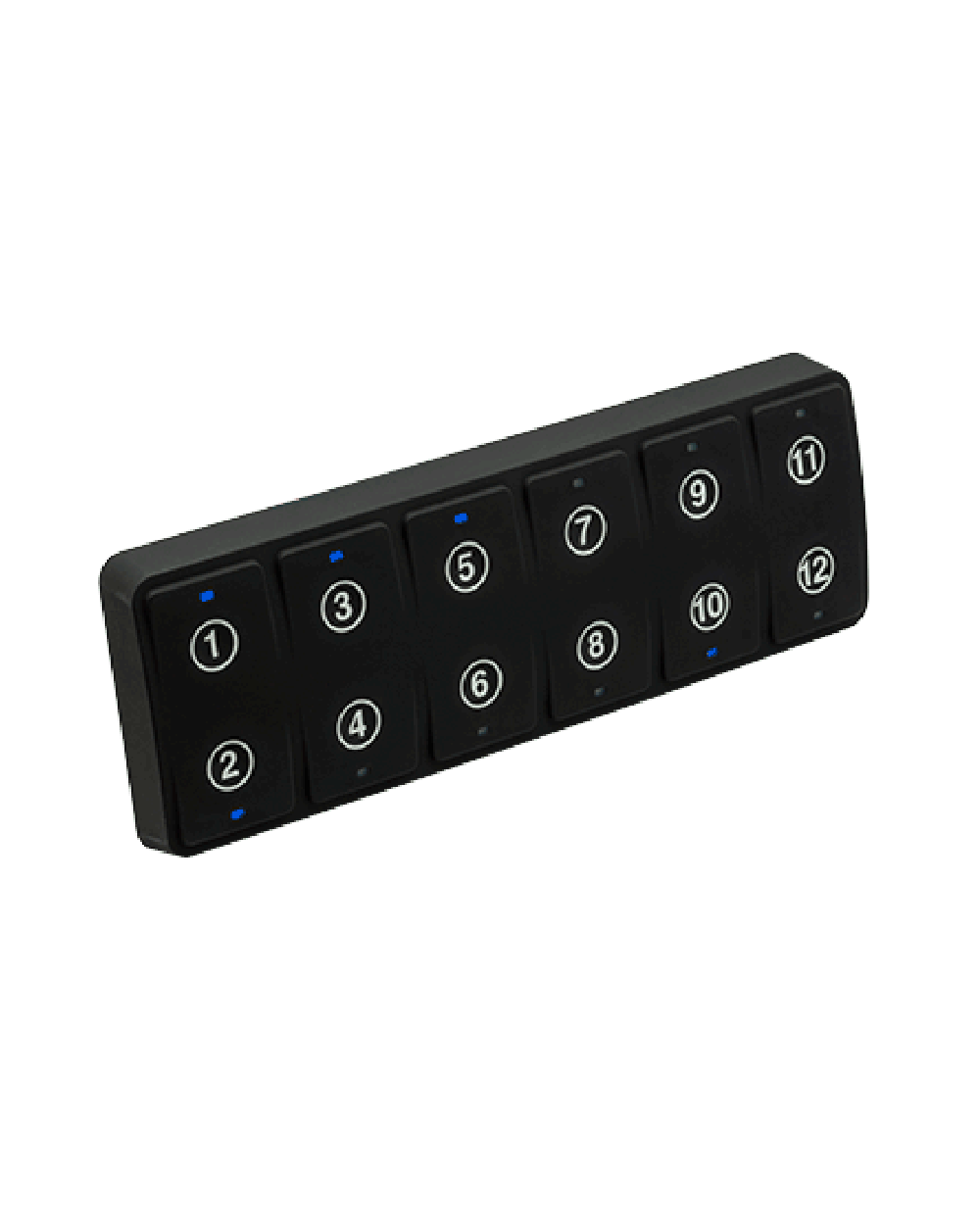 Maretron CKM NMEA 2000 Switch, 12 Functions, Numbered Rings