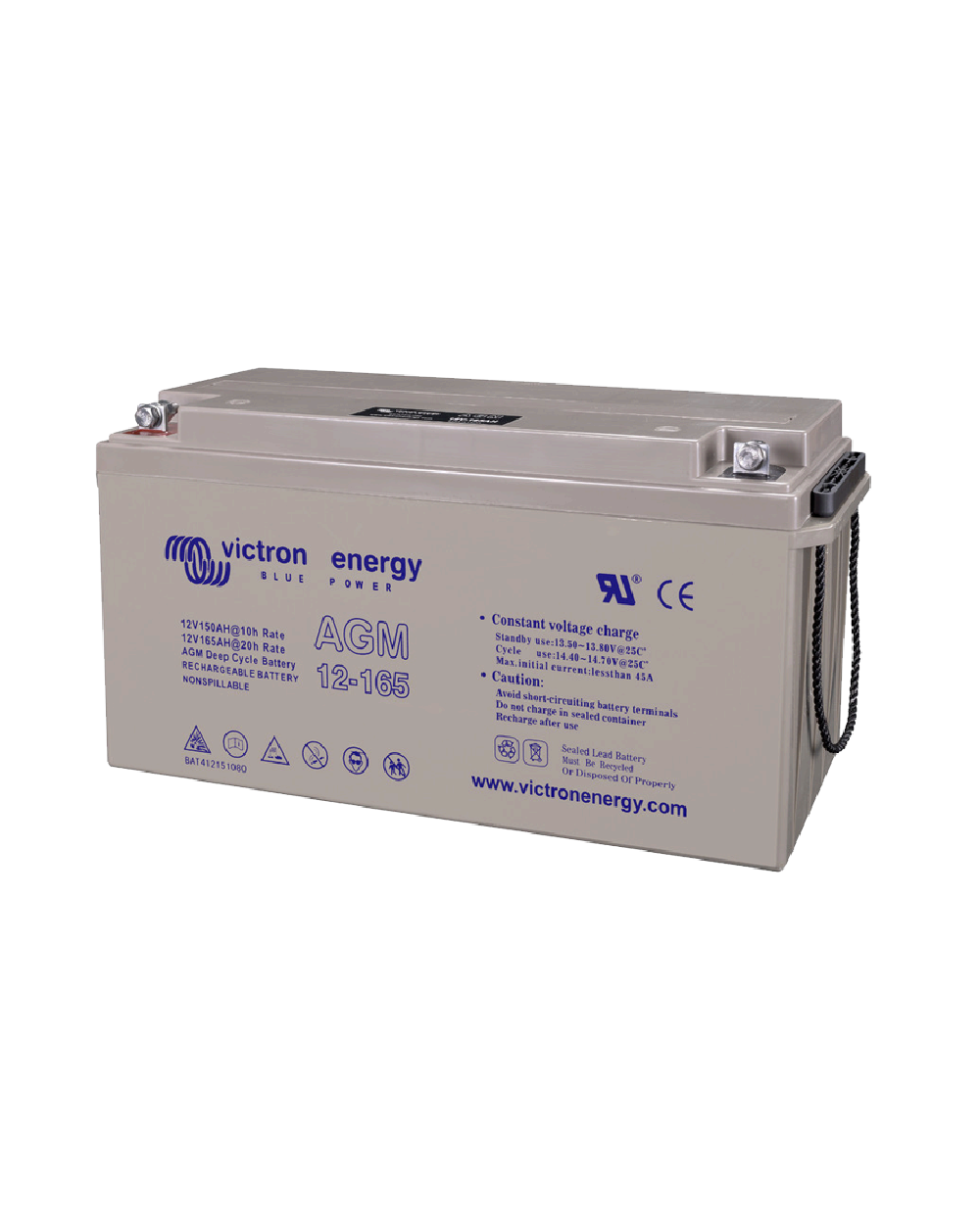 Victron Energy 12V/165Ah AGM Deep Cycle Battery