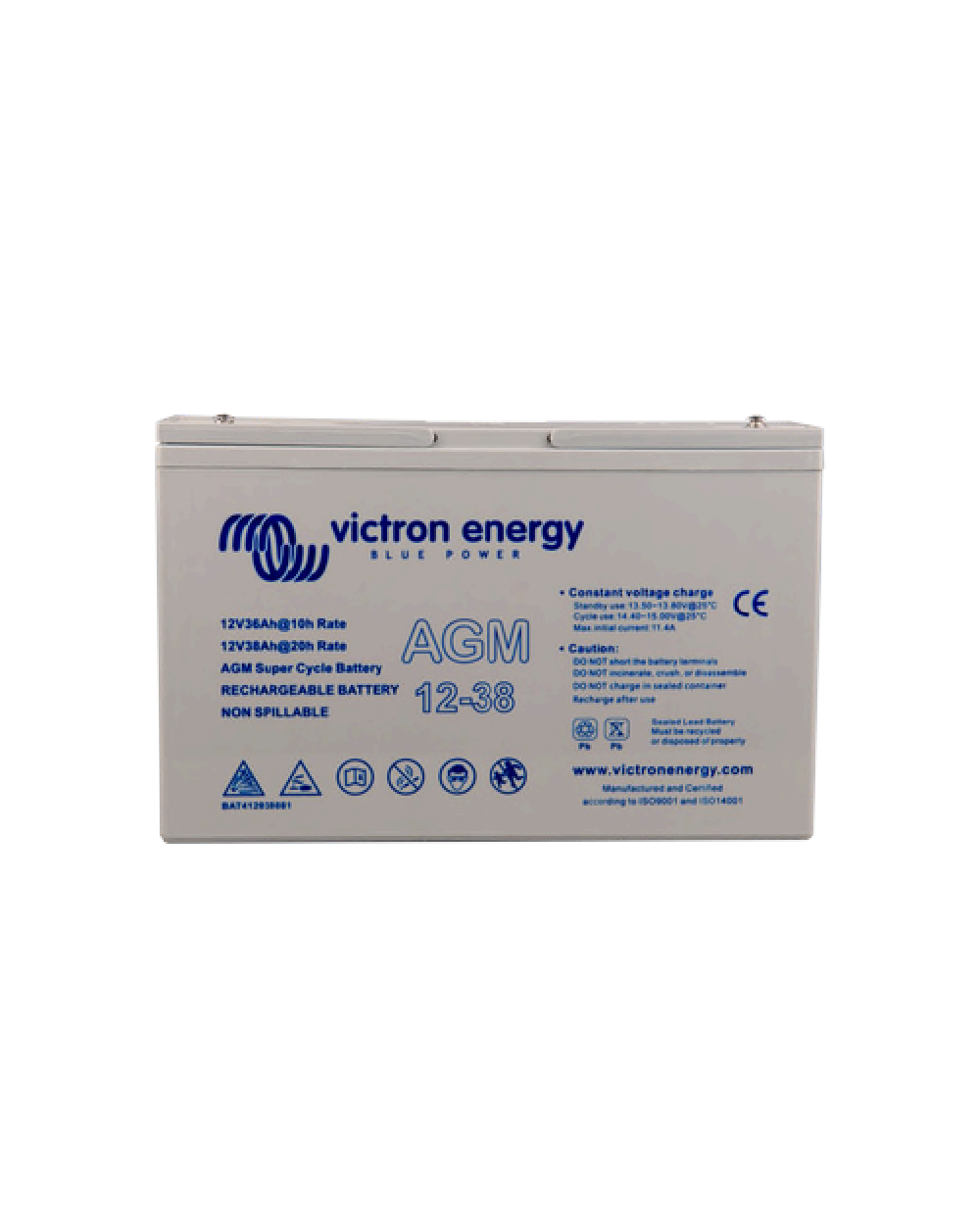 Victron Energy AGM-batteri 12V/38 Ah