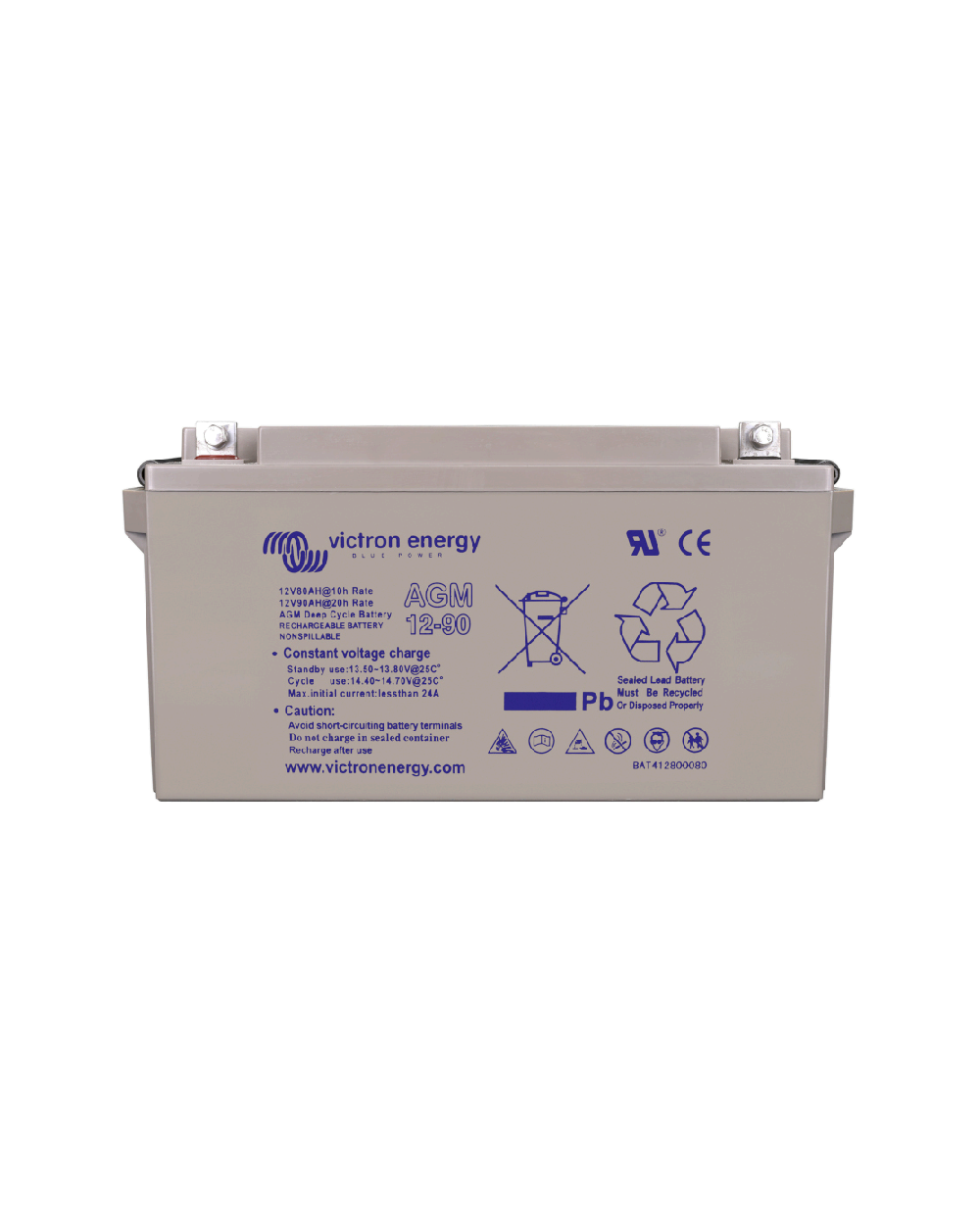 Victron Energy AGM Deep Cycle Batt. 12V/90Ah (M6)