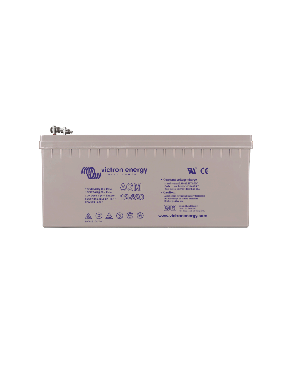 Victron Energy AGM Deep Cycle-batteri, 12V/240Ah (M8)