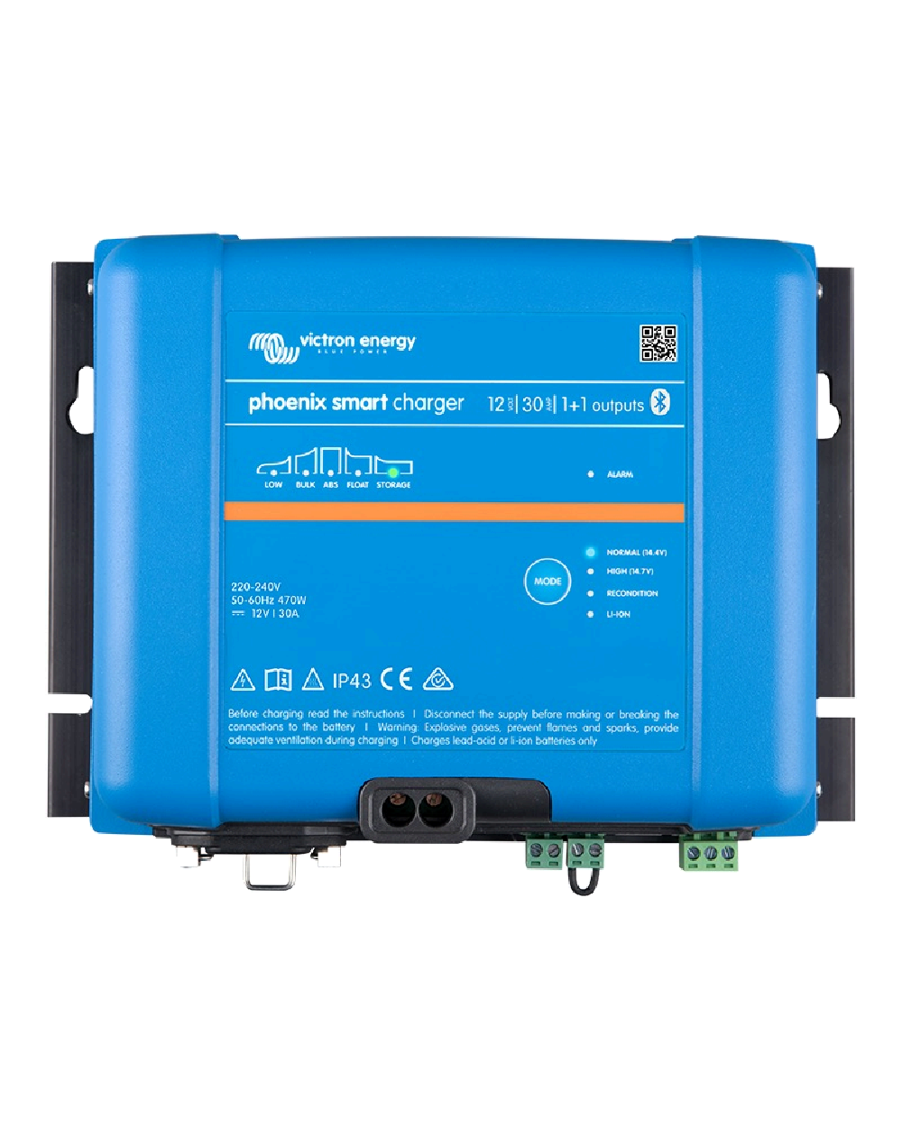 Victron Energy Phoenix Smart IP43 Charger 12/30(1+1) 120-240V