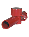 Blue Sea Systems Cable Cap Dual Entry Red
