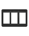 Blue Sea Systems Contura panel, 3 pos