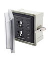 Blue Sea Systems Enclosure SMS Panel 120VAC ELCI 30A Dual