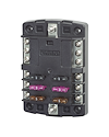 Blue Sea Systems Fuse Block STBlade 6circ w/gnd.