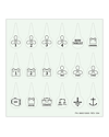 Blue Sea Systems Label Kit Battery Switch ICON (Bulk)