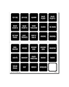 Blue Sea Systems Label Kit DC H2O 30 Square Blk V2