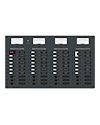 Blue Sea Systems Panel 120VAC 10pos/12VDC 30pos