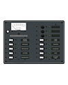 Blue Sea Systems Panel 120VAC 13pos VMtr