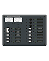 Blue Sea Systems Panel 120VAC 13pos w/Main V/Amtr