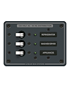 Blue Sea Systems Panel 120VAC 3pos